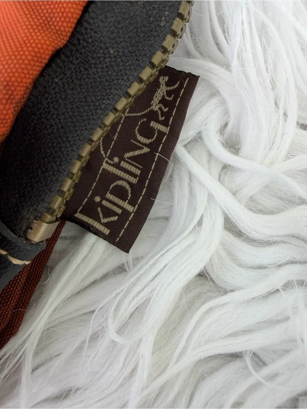 Kipling Rust Orange Zip Wallet